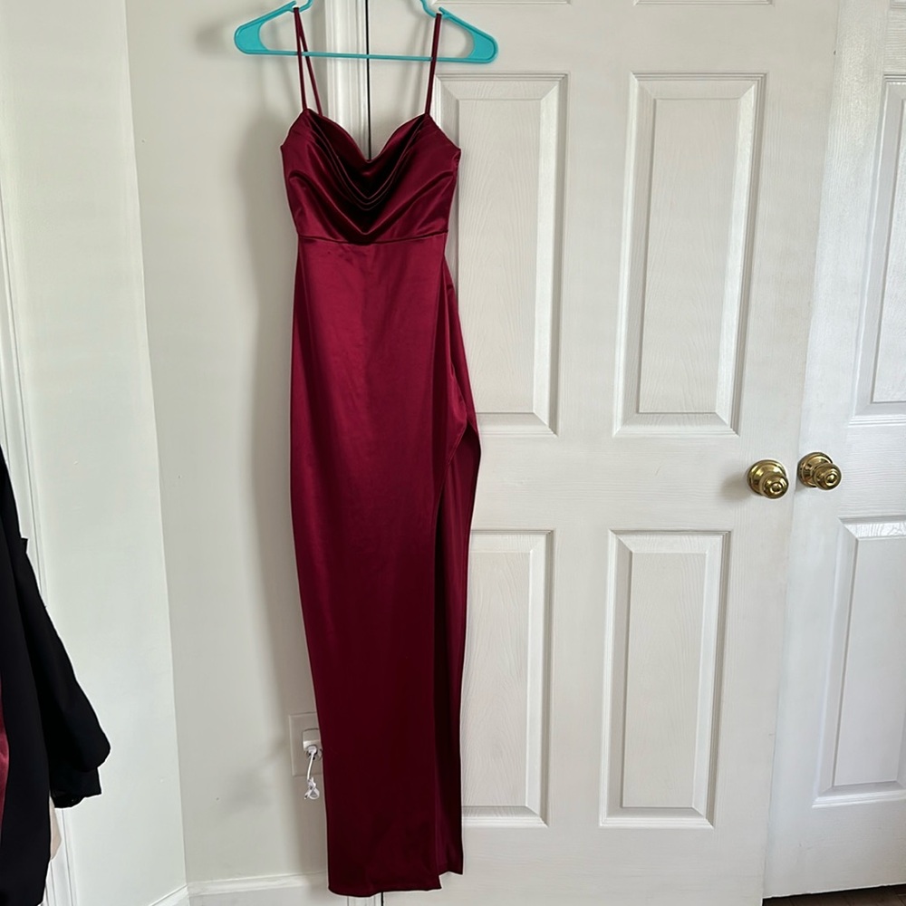 Maroon Maxi Dress